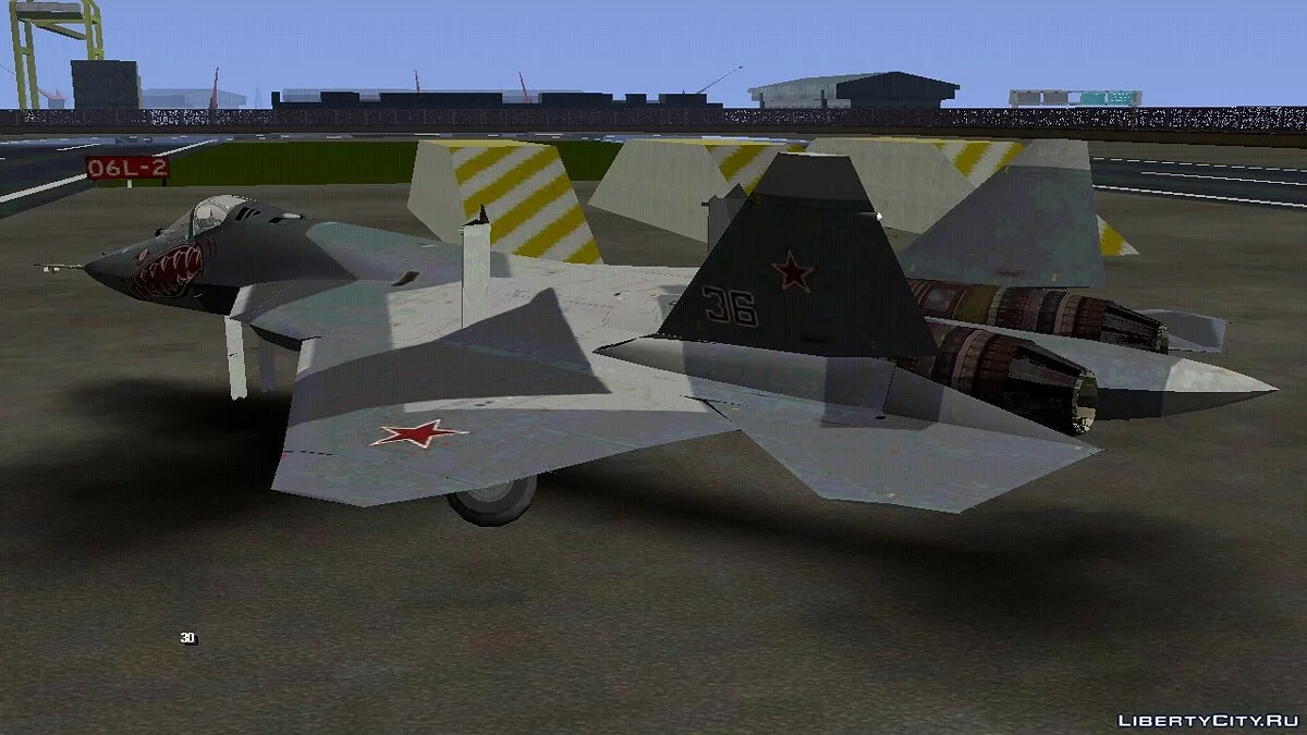 Sukhoi T-50 / GTA San Andreas (iOS, Android)