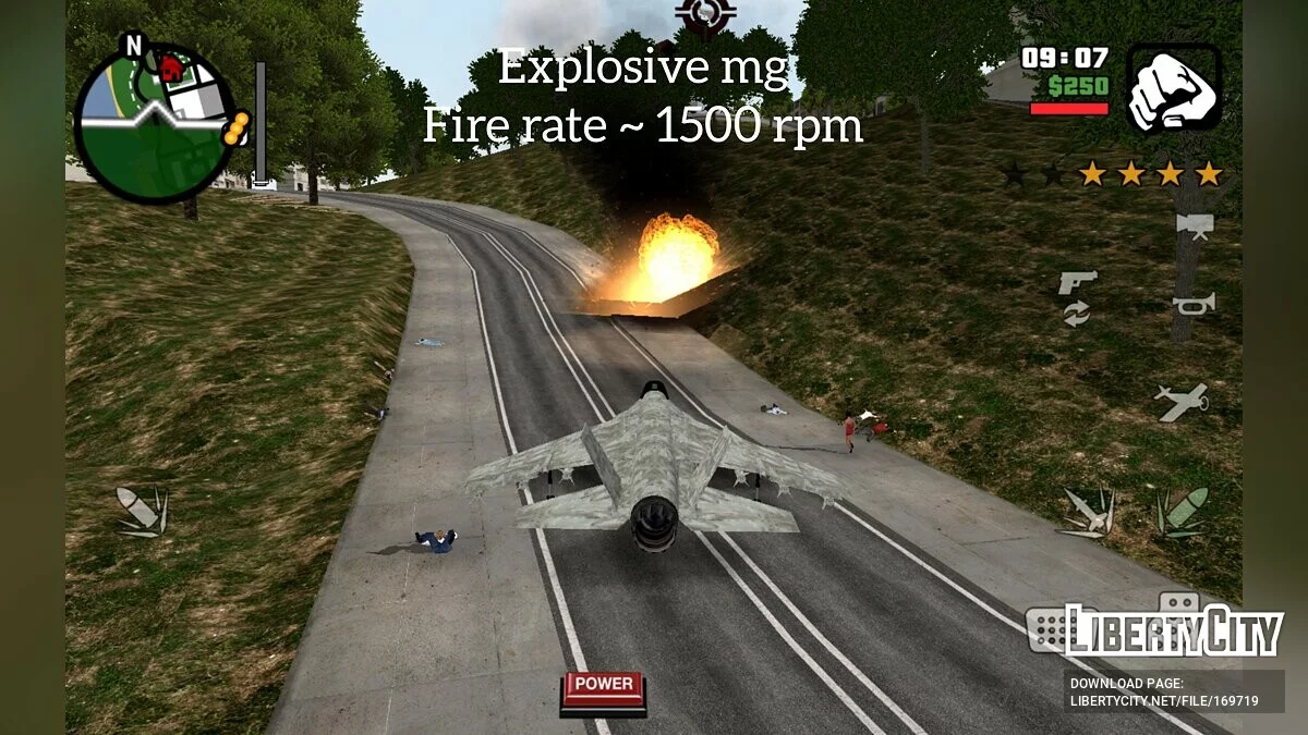 GTA 5 Mammouth Hydra / GTA San Andreas (iOS, Android)