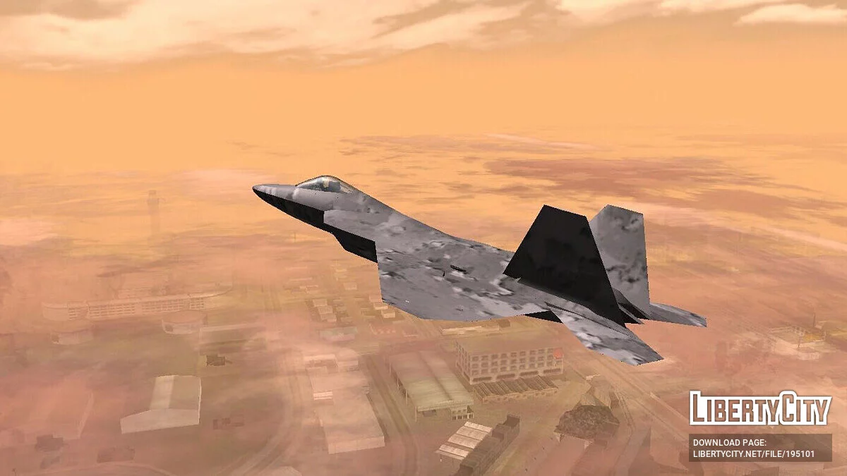 F-22 [Только DFF] / GTA San Andreas (iOS, Android)