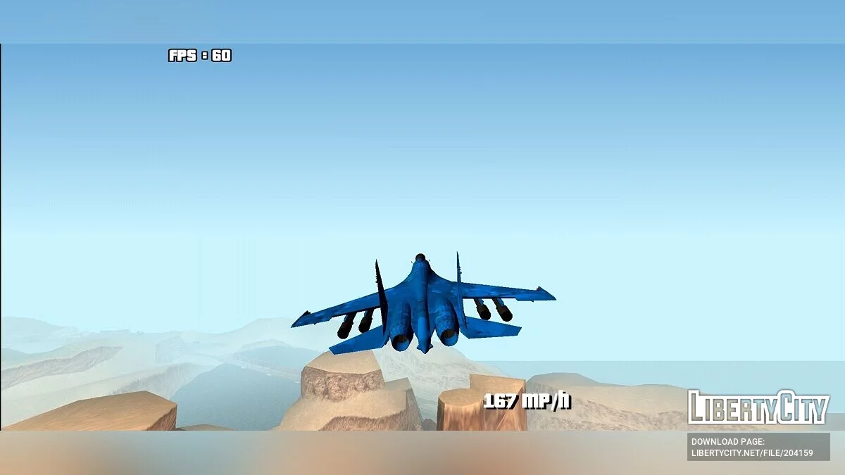 Су-35 [DFF Only] / GTA San Andreas (iOS, Android)