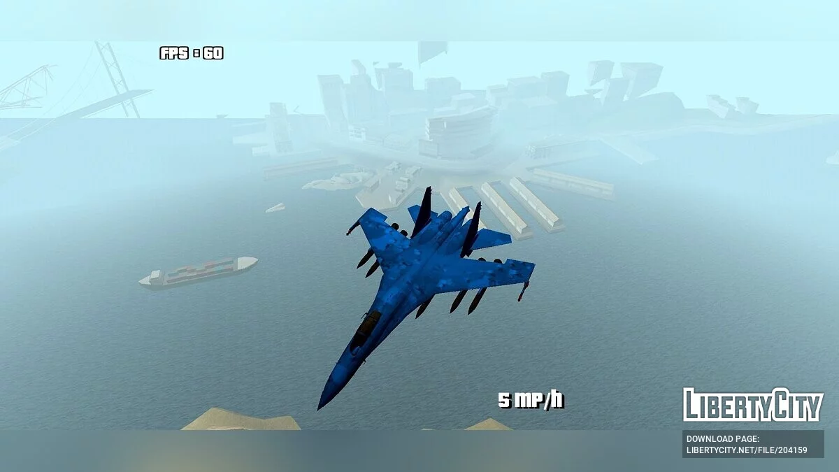 Су-35 [DFF Only] / GTA San Andreas (iOS, Android)