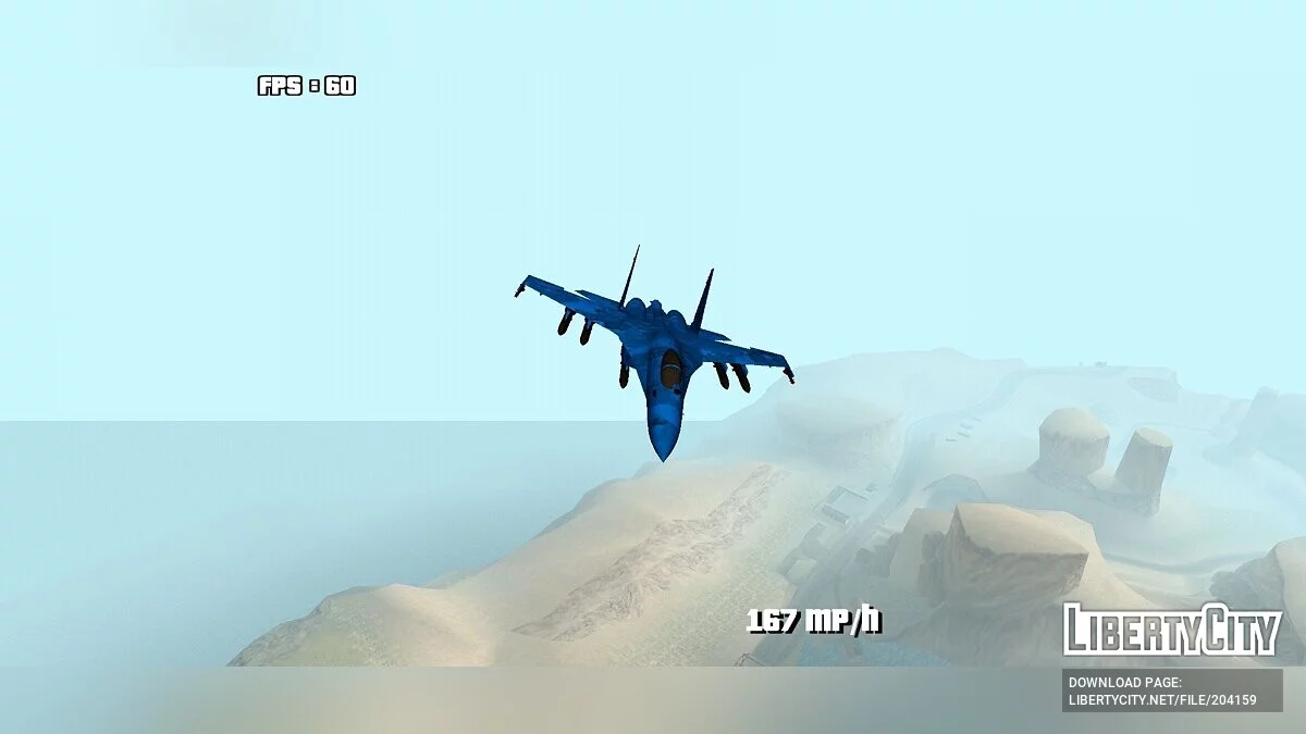 Су-35 [DFF Only] / GTA San Andreas (iOS, Android)