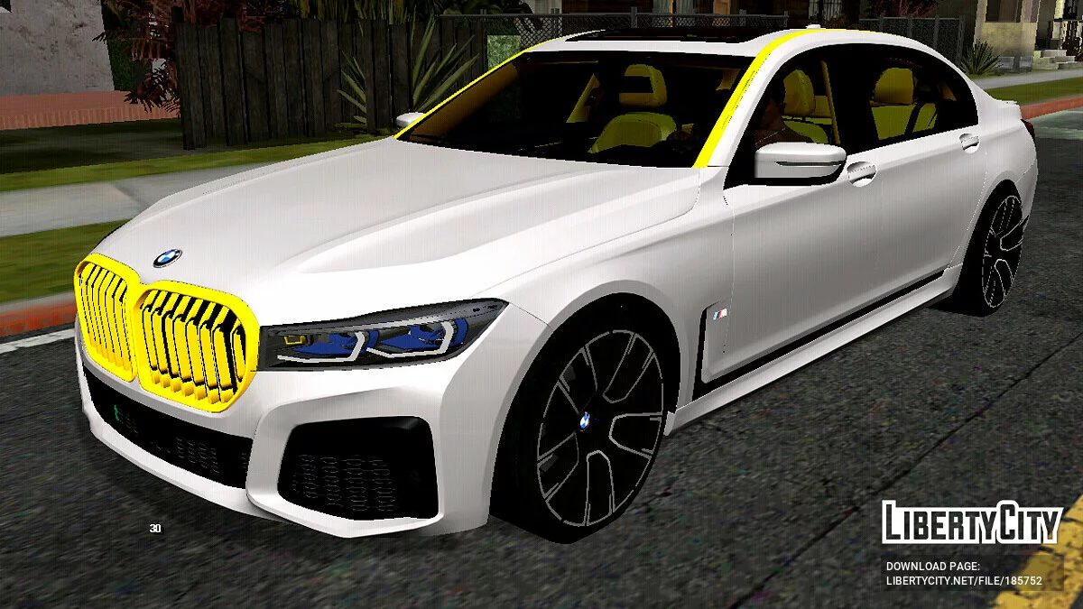 BMW M760Li XDrive G12 2022 / GTA San Andreas (iOS, Android)