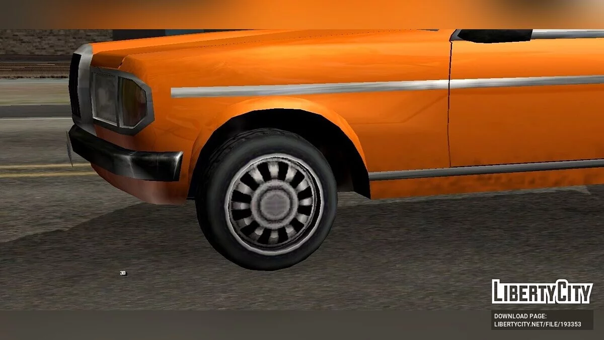 Стандартный транспорт с HD колесами (только DFF) / GTA San Andreas (iOS, Android)