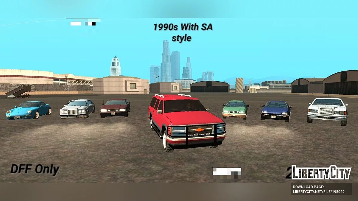 Коллекция оружия и транспортных средств в стиле SA / GTA San Andreas (iOS, Android)