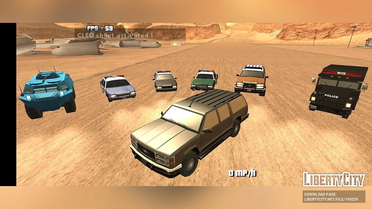 Коллекция оружия и транспортных средств в стиле SA / GTA San Andreas (iOS, Android)