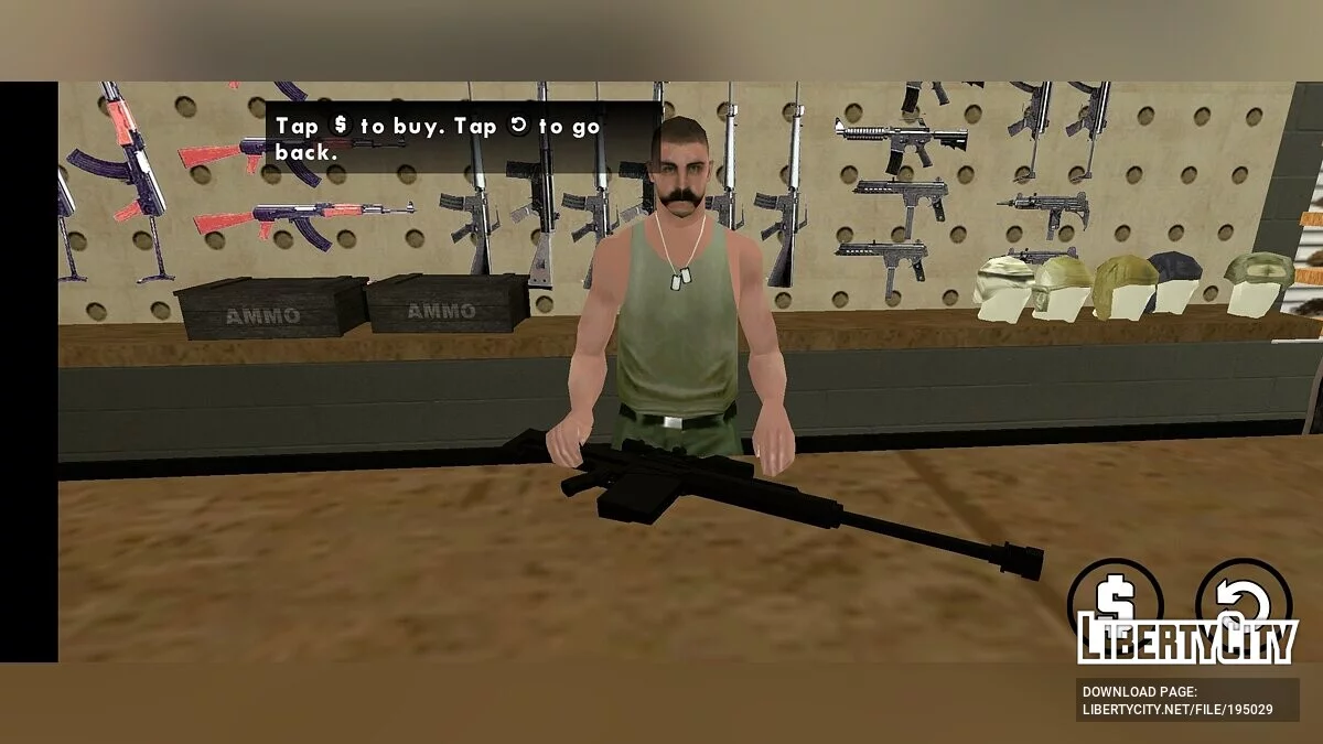Коллекция оружия и транспортных средств в стиле SA / GTA San Andreas (iOS, Android)
