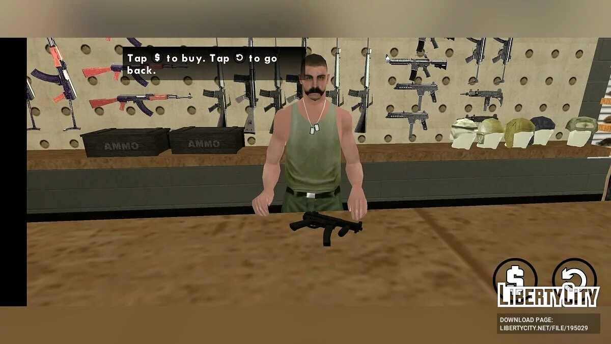 Коллекция оружия и транспортных средств в стиле SA / GTA San Andreas (iOS, Android)