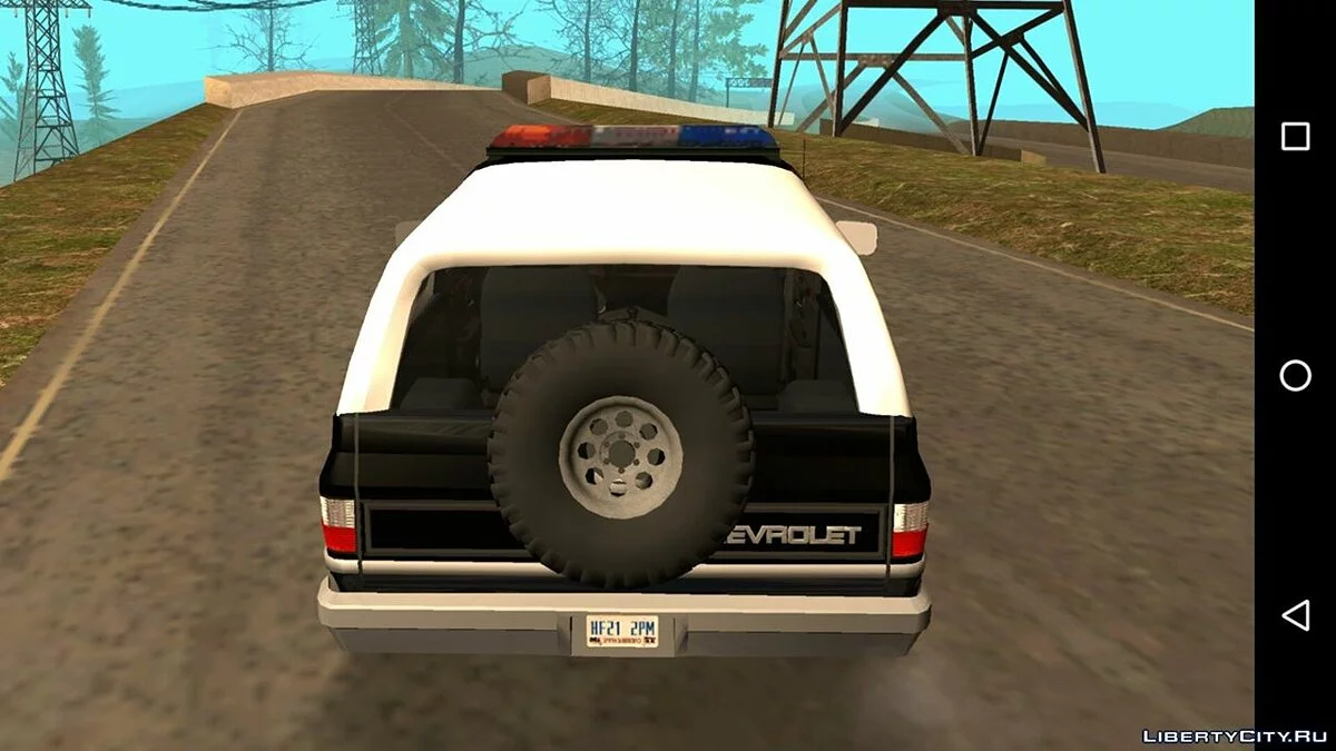 Chevrolet Blazer K5 - Полиция (только DFF) / GTA San Andreas (iOS, Android)