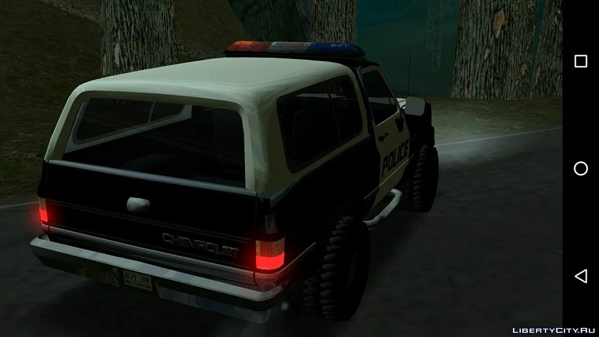 Chevrolet Blazer K5 - Полиция (только DFF) / GTA San Andreas (iOS, Android)