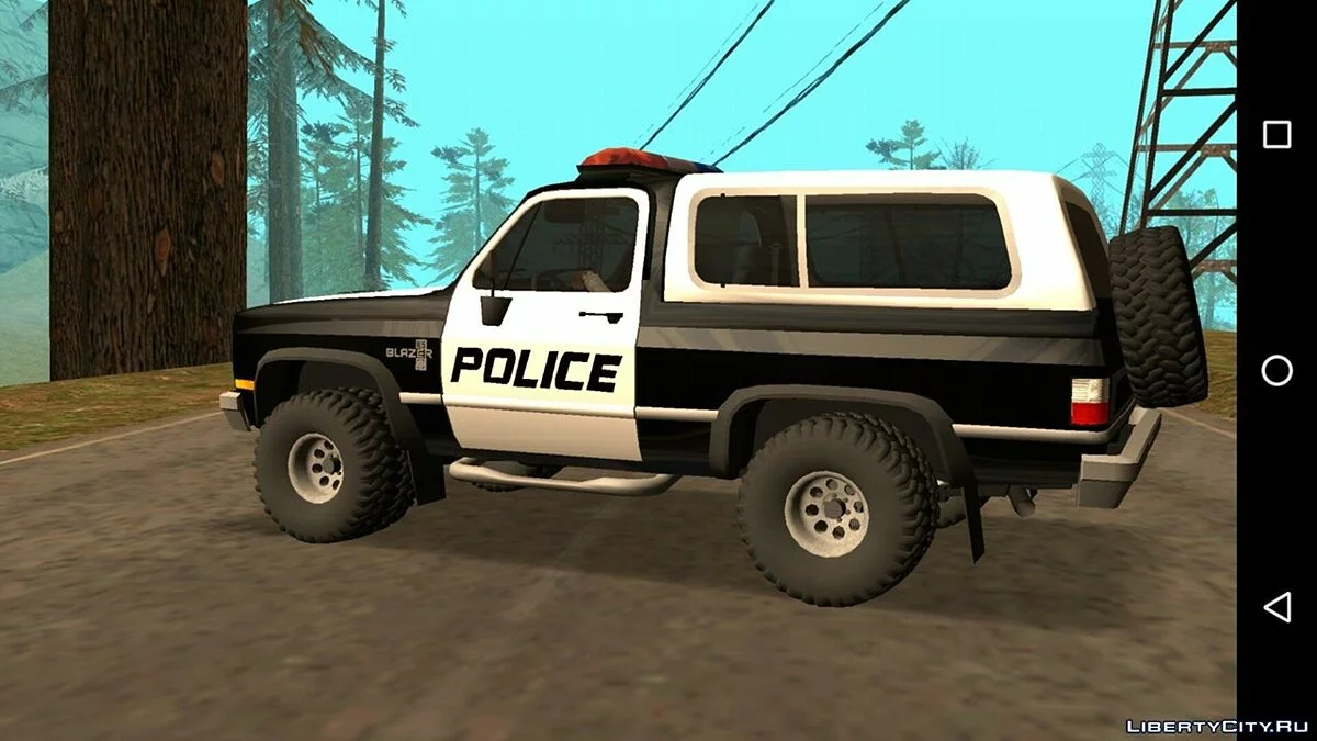 Chevrolet Blazer K5 - Полиция (только DFF) / GTA San Andreas (iOS, Android)