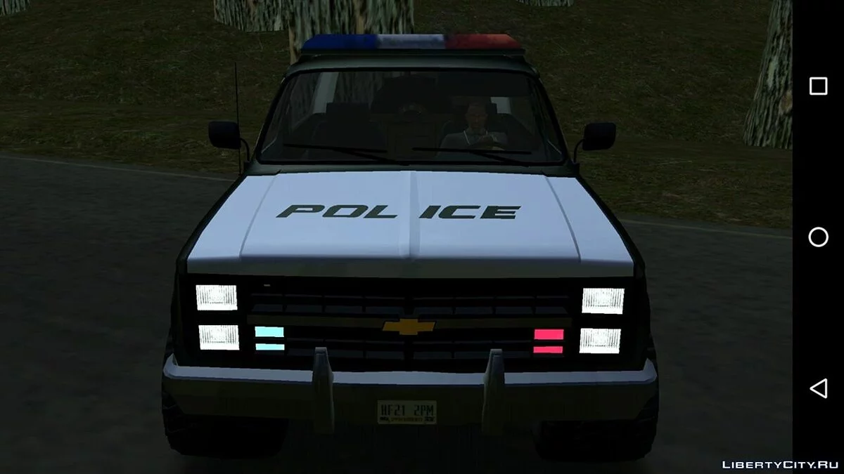 Chevrolet Blazer K5 - Полиция (только DFF) / GTA San Andreas (iOS, Android)