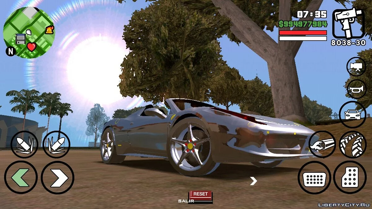 Ferrari 458 (только DFF) / GTA San Andreas (iOS, Android)