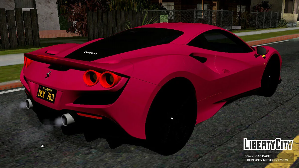 Ferrari F8 Tributo 2021 (только DFF) / GTA San Andreas (iOS, Android)