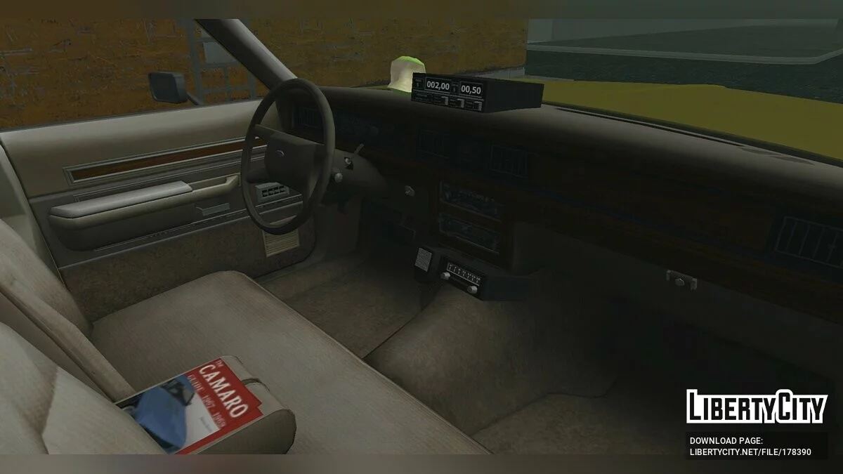 Ford LTD Crown Vic \'87 Taxi / GTA San Andreas (iOS, Android)