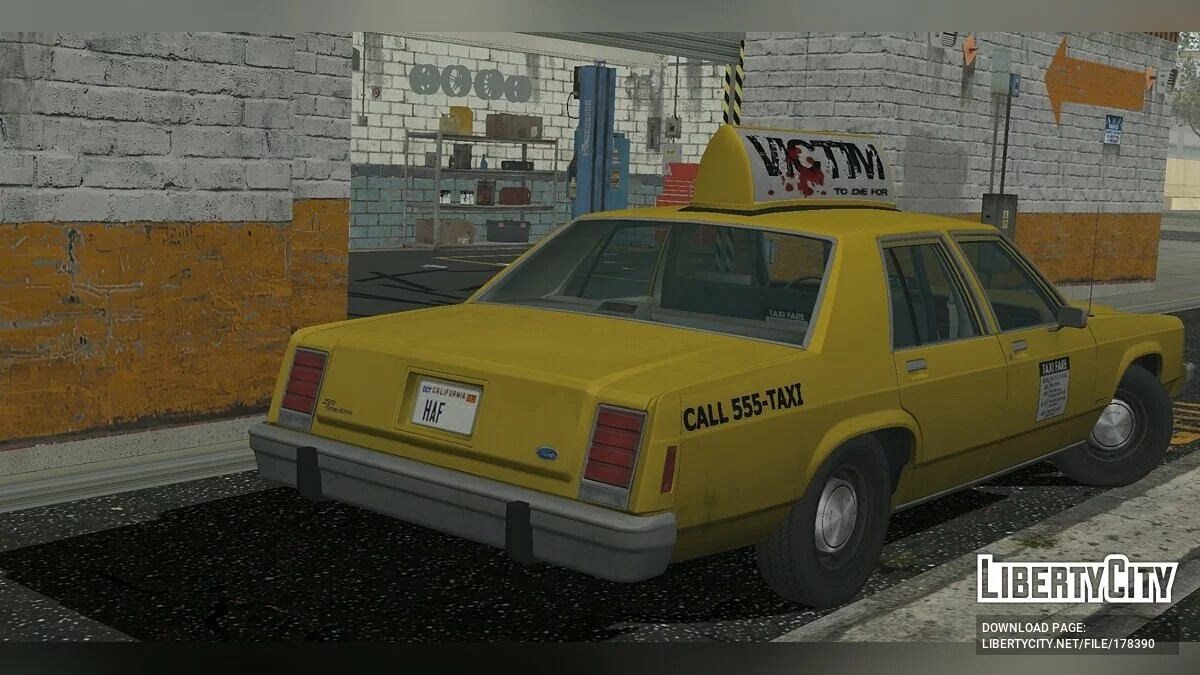 Ford LTD Crown Vic \'87 Taxi / GTA San Andreas (iOS, Android)
