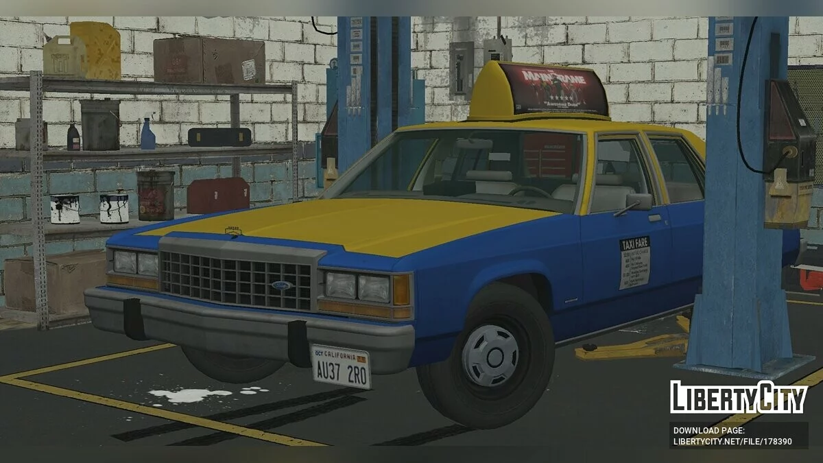 Ford LTD Crown Vic \'87 Taxi / GTA San Andreas (iOS, Android)