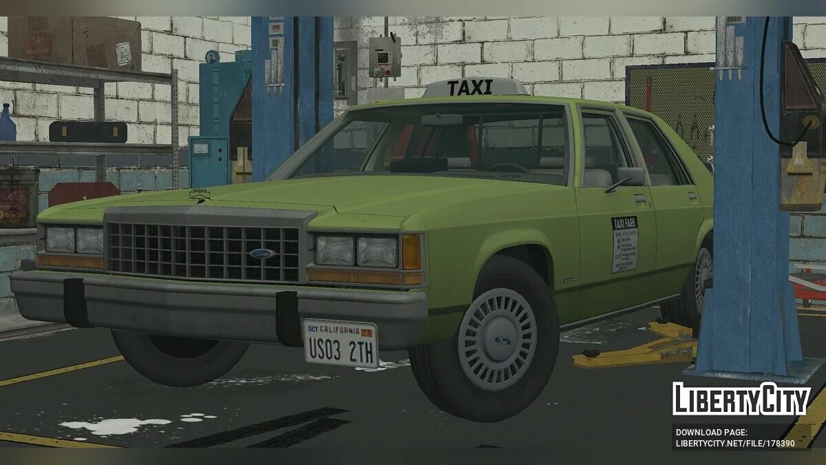 Ford LTD Crown Vic \'87 Taxi / GTA San Andreas (iOS, Android)