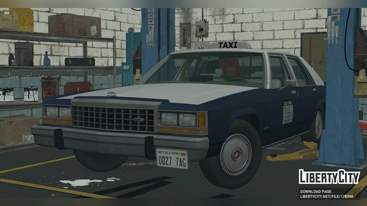 Ford LTD Crown Vic \'87 Taxi / GTA San Andreas (iOS, Android)