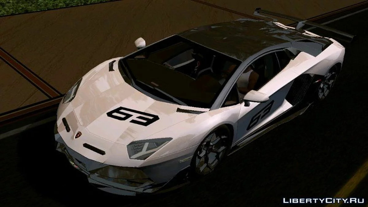 2018 Lamborghini Aventador SVJ beta / GTA San Andreas (iOS, Android)