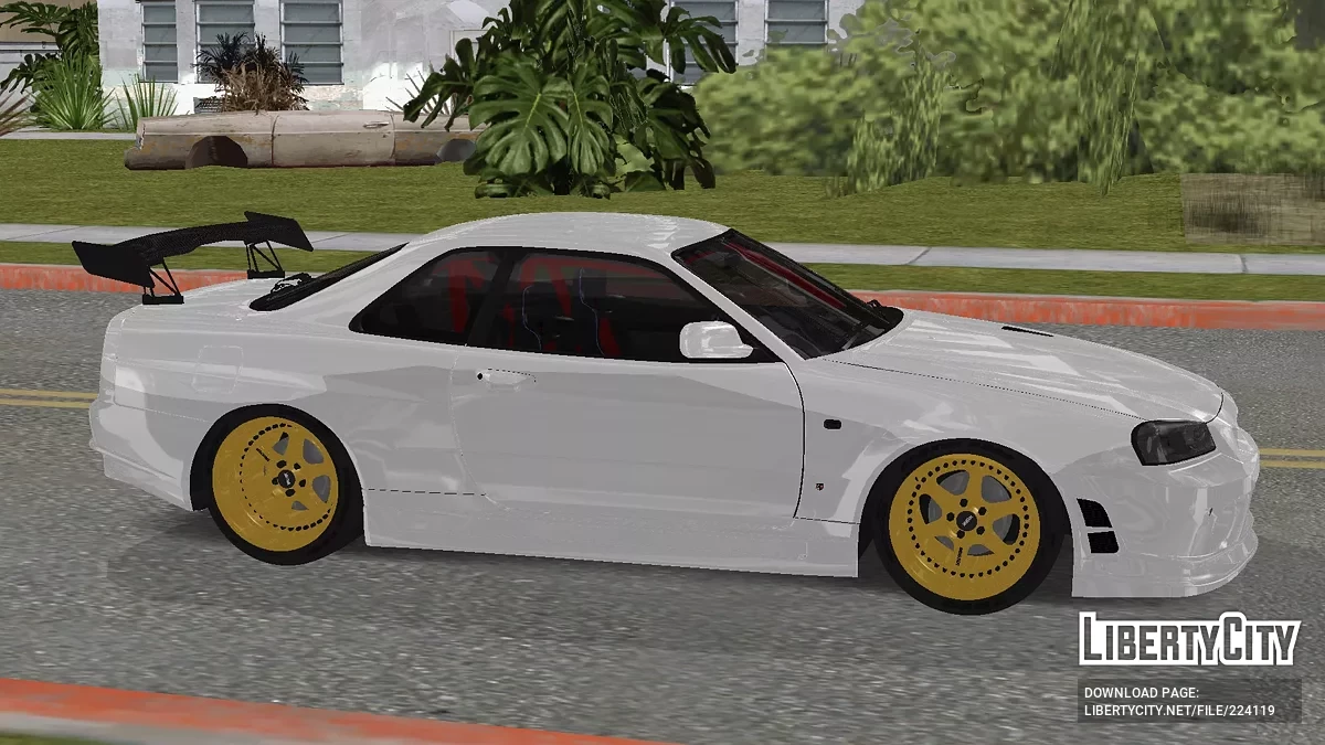 Nissan GTR-34 Abflug / GTA San Andreas (iOS, Android)