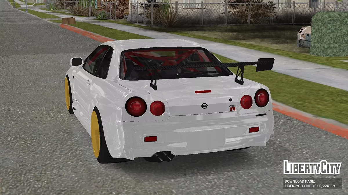 Nissan GTR-34 Abflug / GTA San Andreas (iOS, Android)