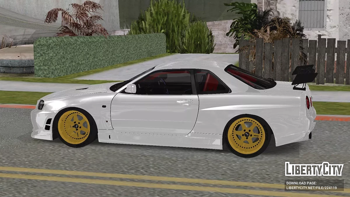 Nissan GTR-34 Abflug / GTA San Andreas (iOS, Android)