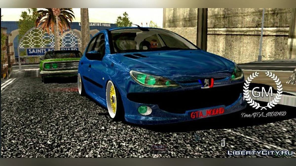 Peugeot 206 / GTA San Andreas (iOS, Android)