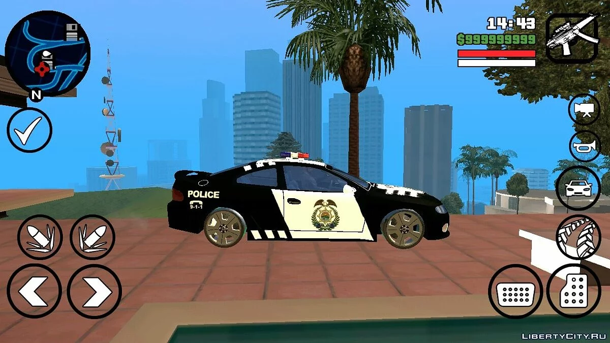 Pontiac GTO Police (NFS:MW) / GTA San Andreas (iOS, Android)