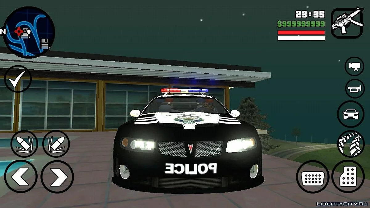 Pontiac GTO Police (NFS:MW) / GTA San Andreas (iOS, Android)