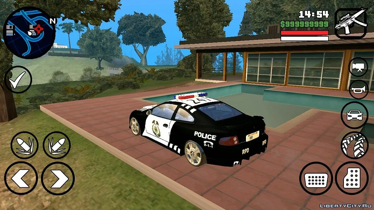 Pontiac GTO Police (NFS:MW) / GTA San Andreas (iOS, Android)