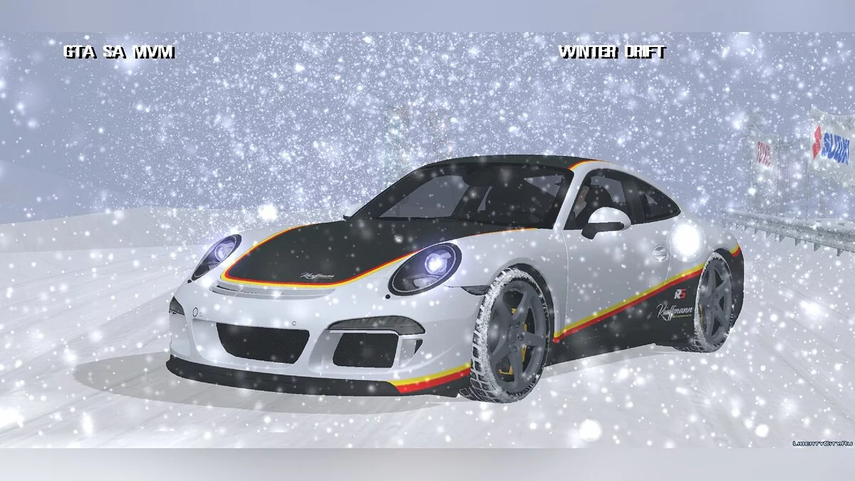 Porsche GT3 + тюнинг и винилы / GTA San Andreas (iOS, Android)