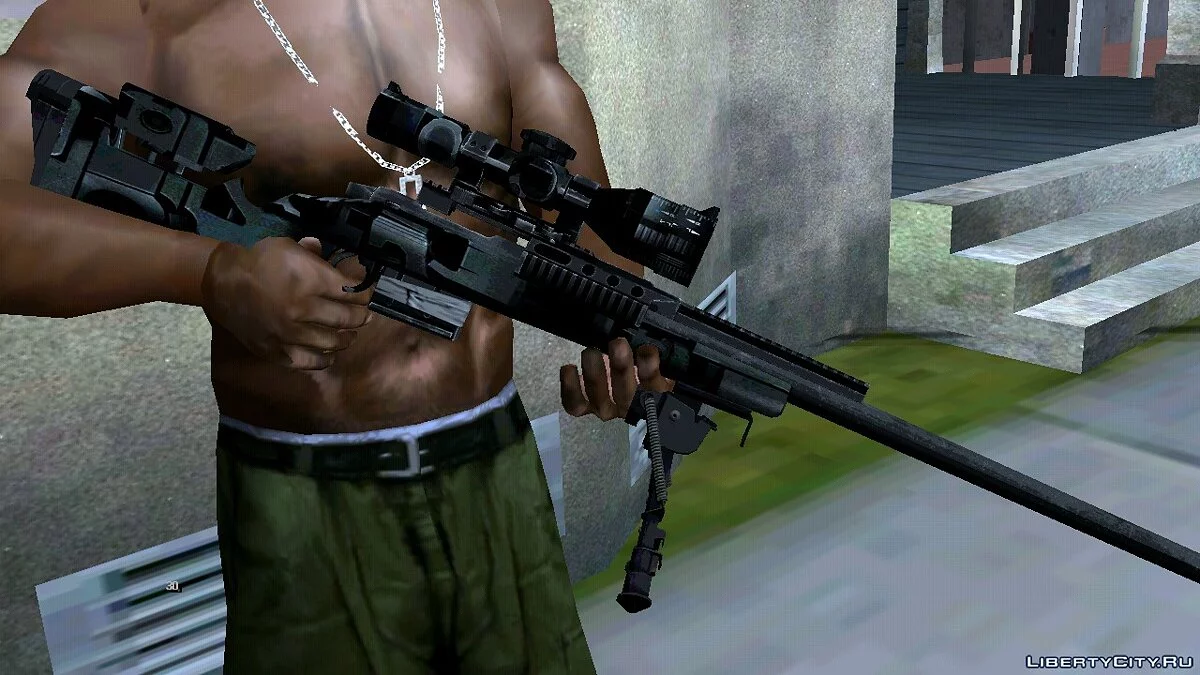 TAC-300 Sniper Rifle / GTA San Andreas (iOS, Android)