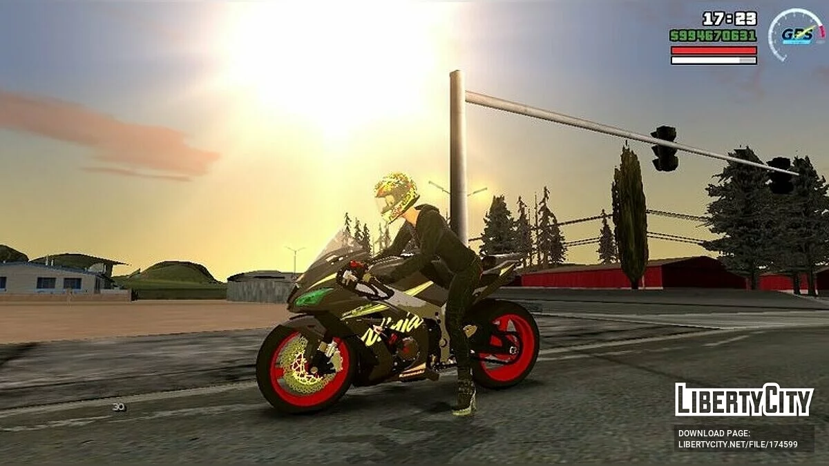 Звук ZX-10R SC / GTA San Andreas (iOS, Android)