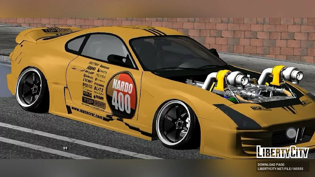 Toyota Supra MK-4 Top Secret Stance / GTA San Andreas (iOS, Android)
