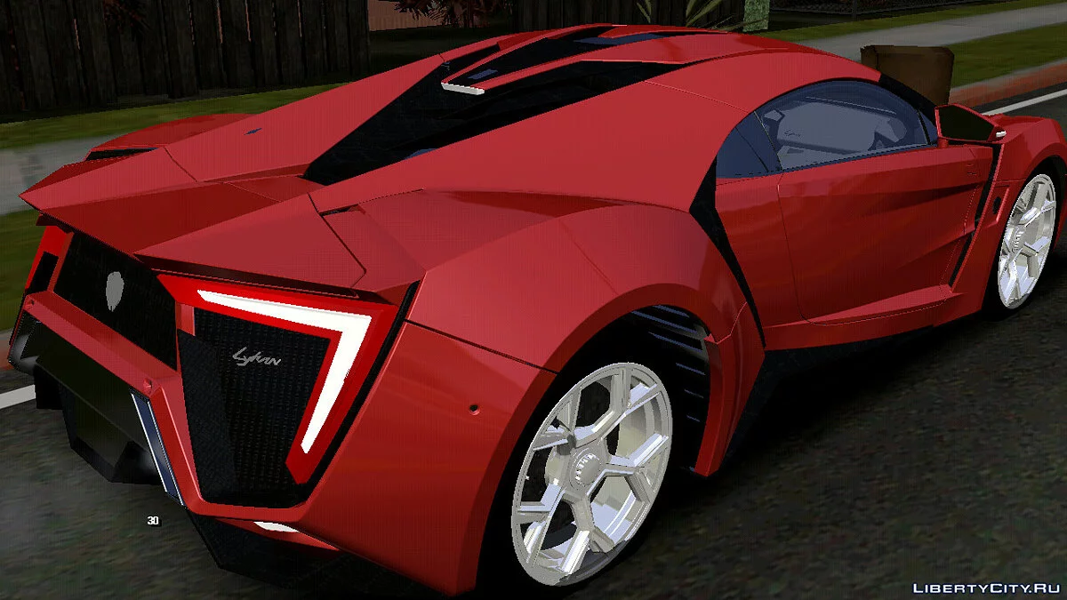 2018 Lykan Hypersports (только DFF) / GTA San Andreas (iOS, Android)