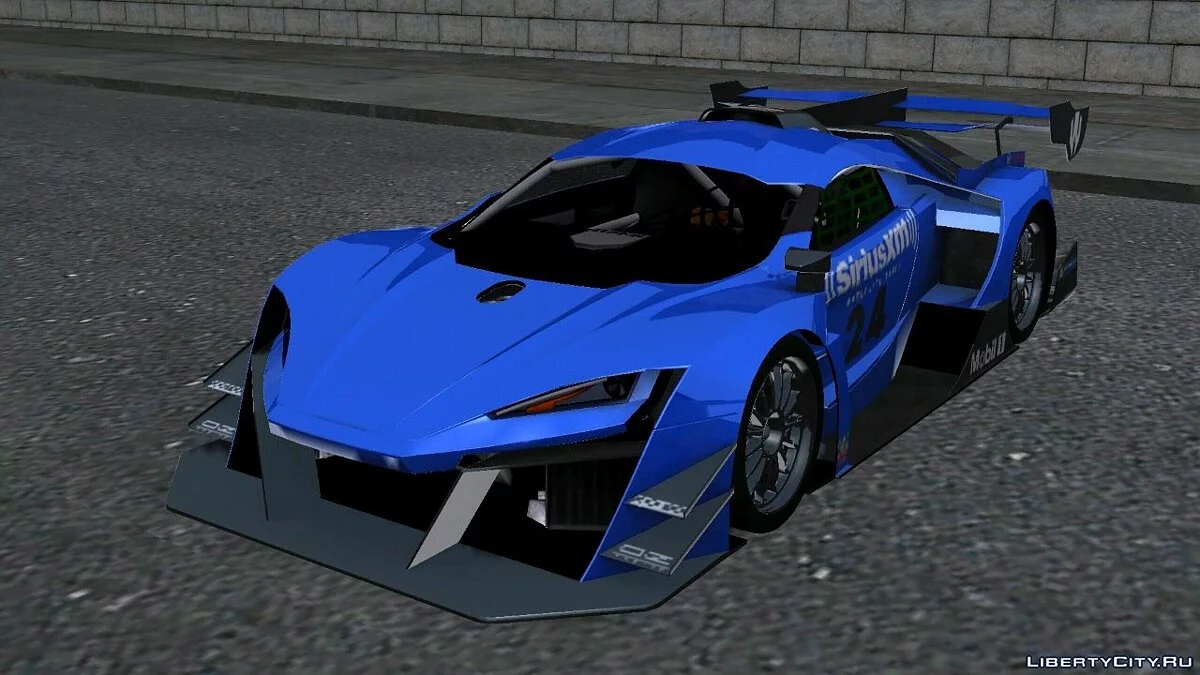Lykan HyperSport K5 tuning / GTA San Andreas (iOS, Android)