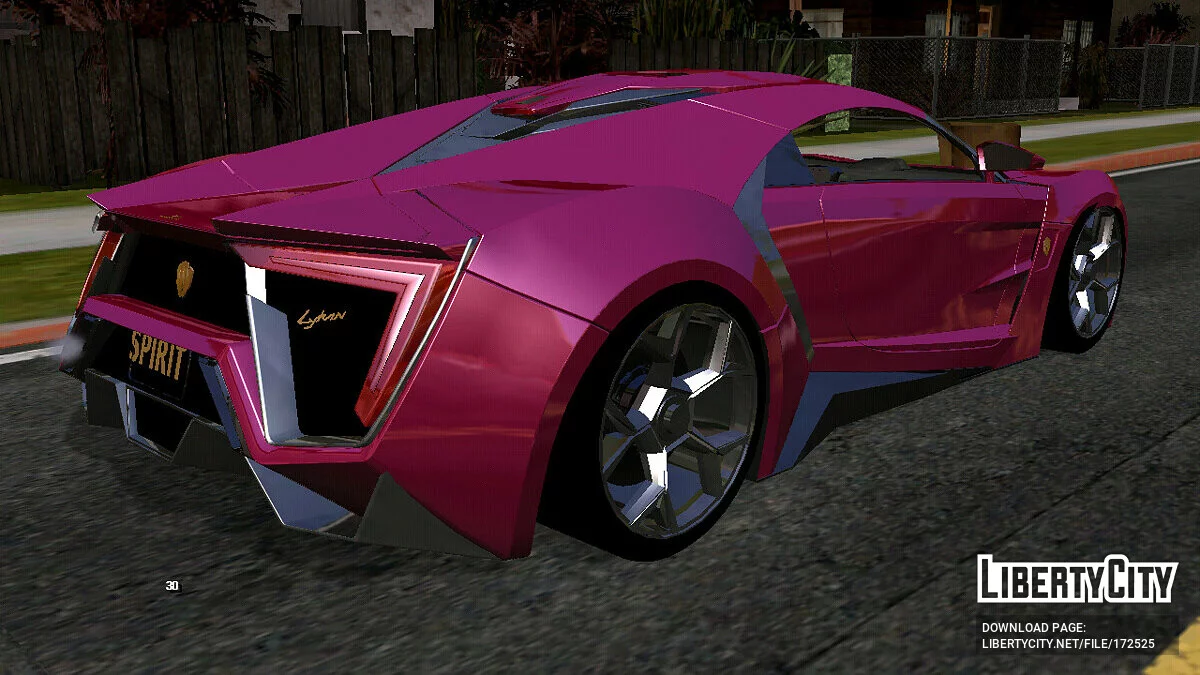 Lykan HyperSport (только DFF) / GTA San Andreas (iOS, Android)