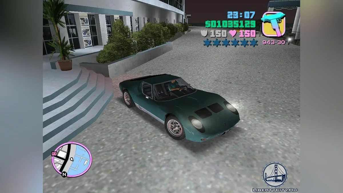 Lamborgini Miura / GTA Vice City