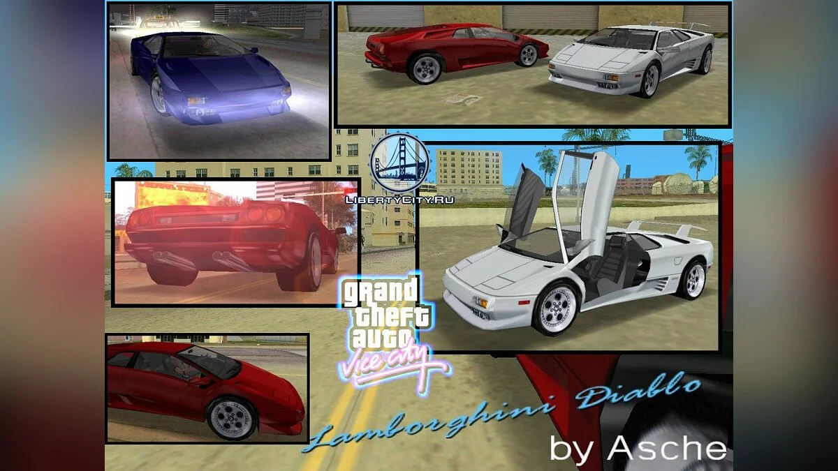 Lamborgini Diablo (conversion) / GTA Vice City