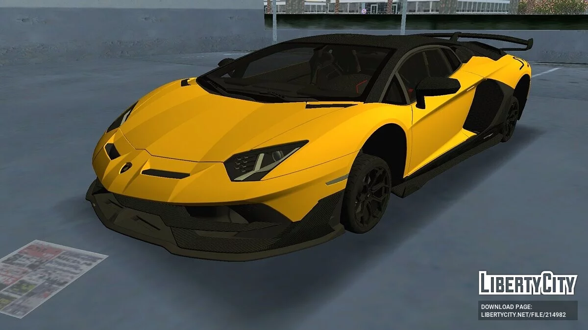 Lamborghini Aventador SVJ / GTA Vice City