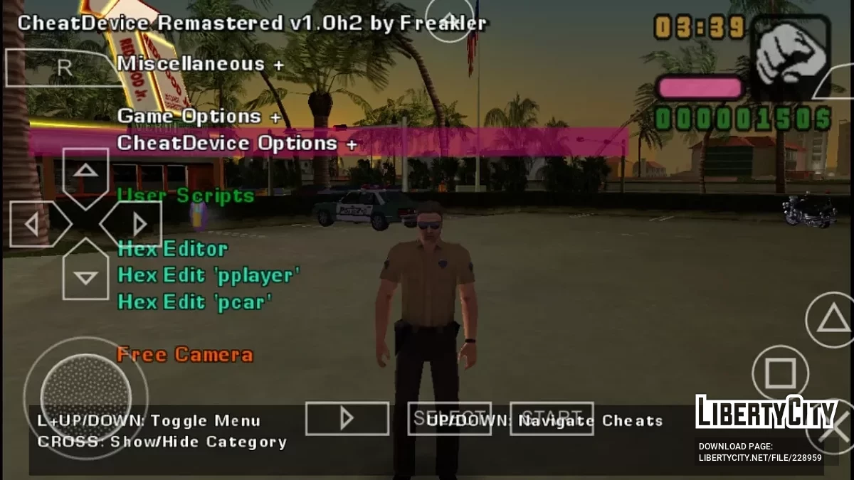 Чит-девайс / GTA Vice City Stories