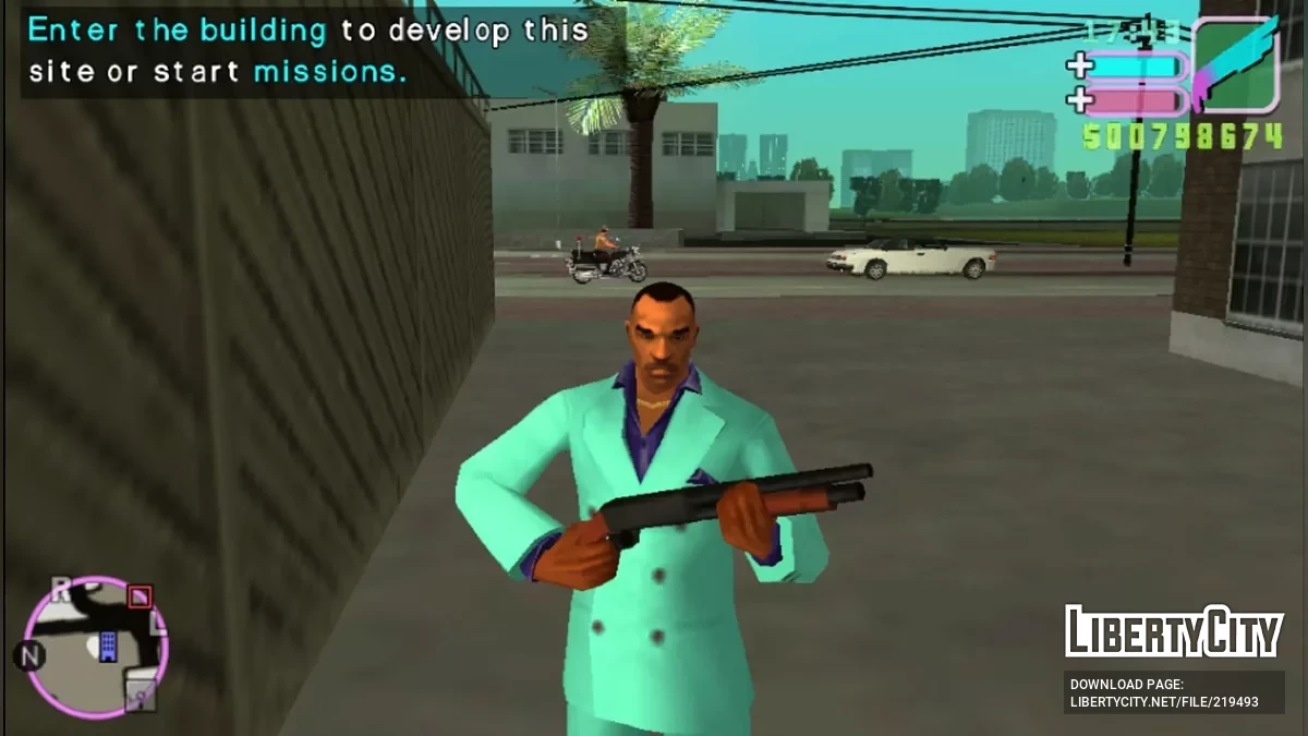 Классический HUD в стиле Vice City / GTA Vice City Stories