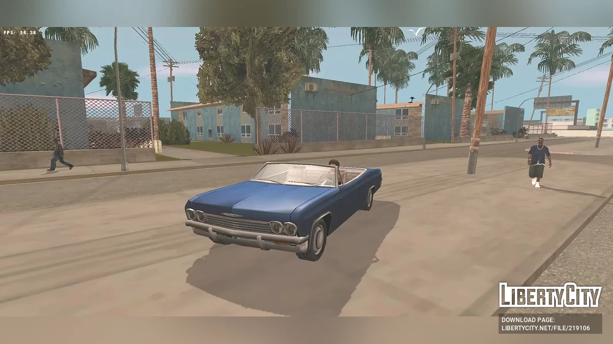 Chevy Impala '65 (только DFF + SA-стиль) / GTA San Andreas (iOS, Android)