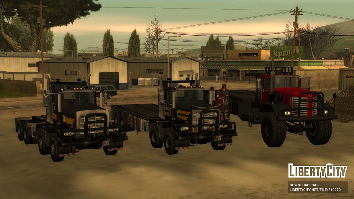 Jobuilt Odin Flatbed & Semi / GTA San Andreas