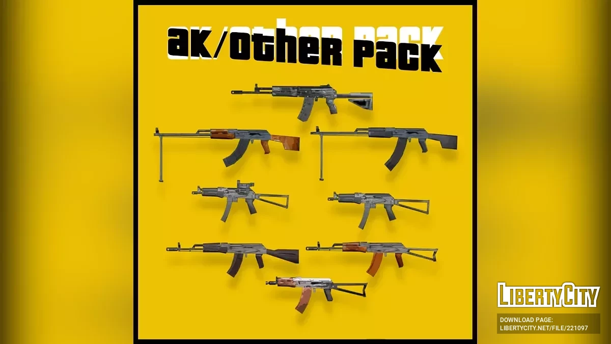 AK/OTHER Pack (SA-Style) / GTA San Andreas
