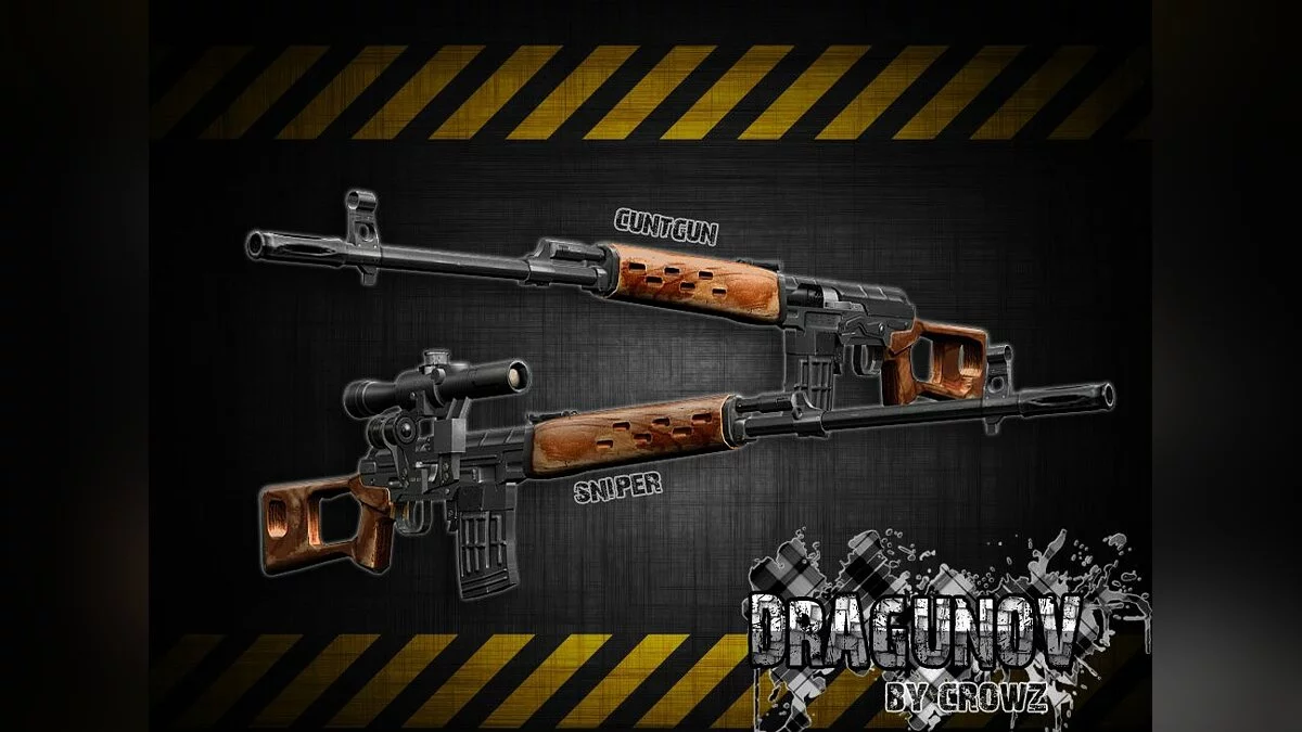 Dragunov sniper rifle / GTA San Andreas