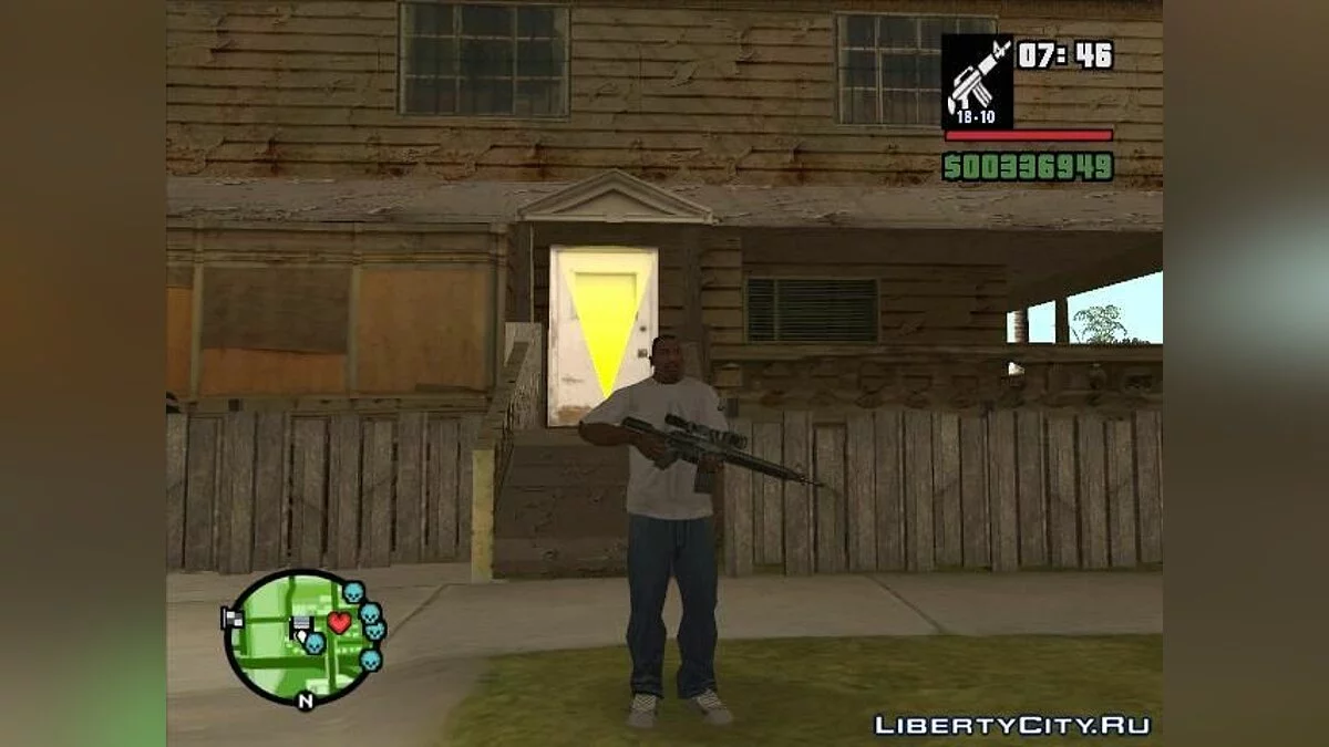 M16 - Полуавтоматика / GTA San Andreas